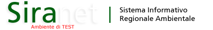 Siranet | Sistema Informativo Regionale dell'Ambiente